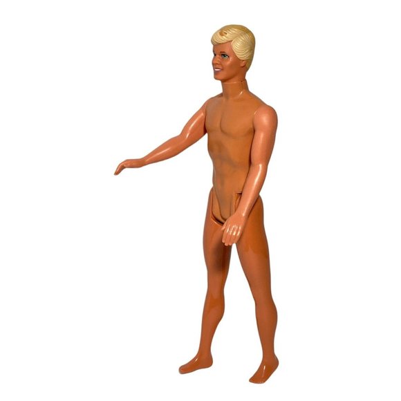 VTG 1990 Hawaiian Fun Ken Doll #5941 Malibu Body Sun Tan Mattel Blond Blue Green - Picture 6 of 13